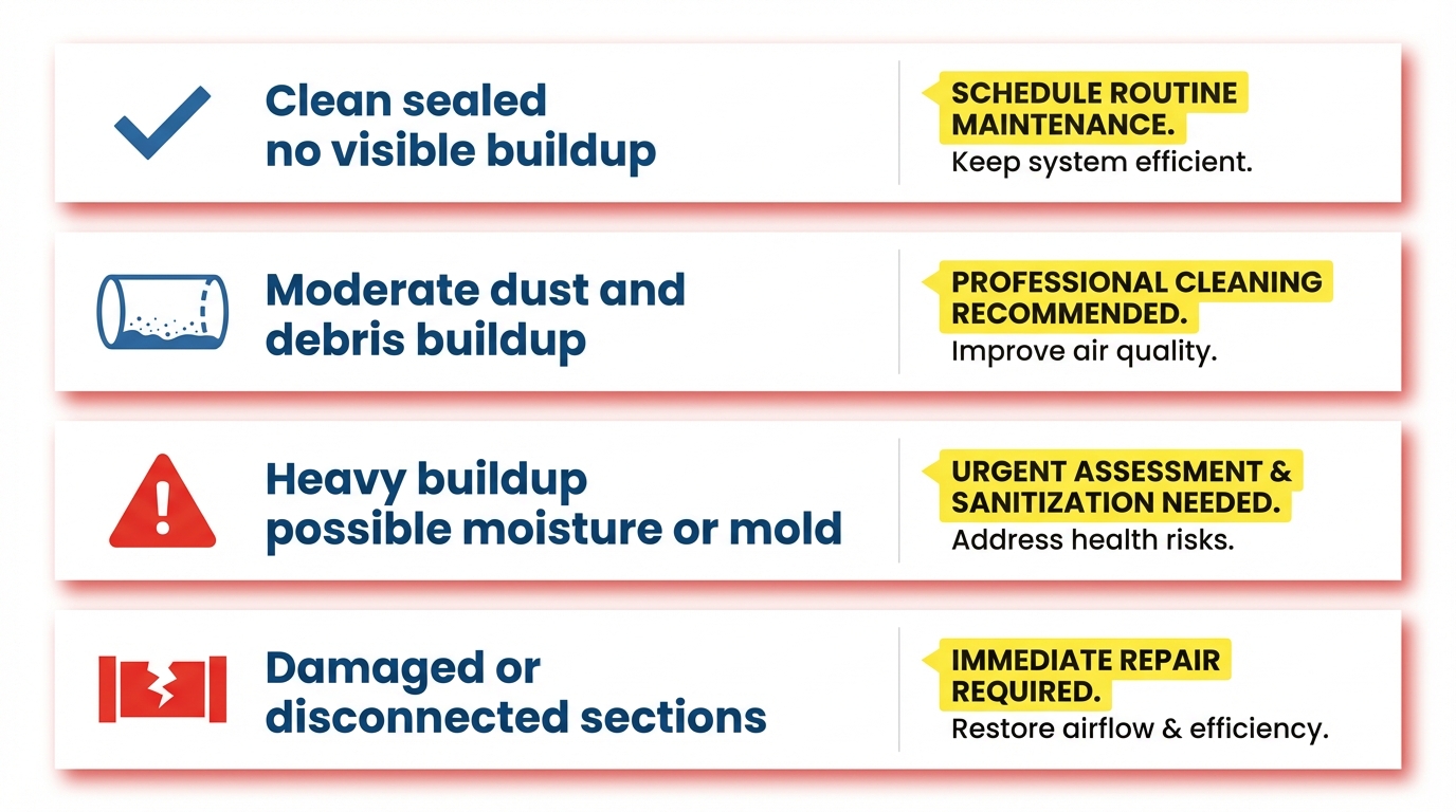 HVAC ductwork system showing how air circulates through a home and influences indoor air quality