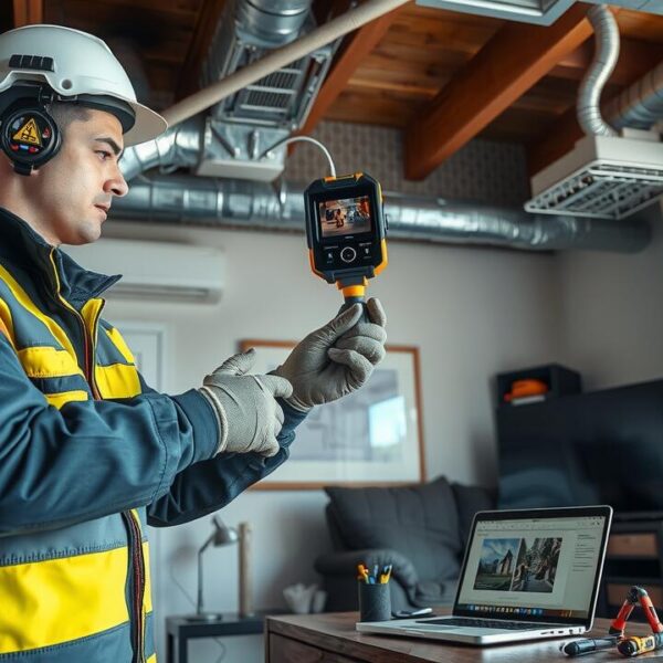 How do you inspect your ductwork?