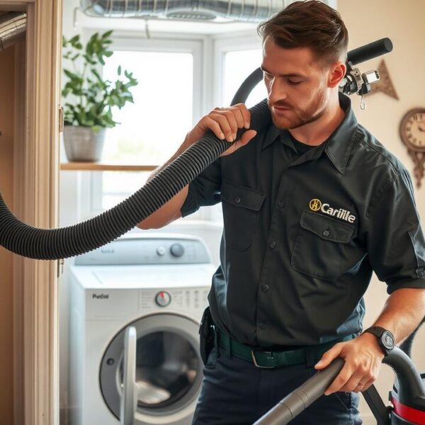 How frequently should a dryer vent be cleaned?