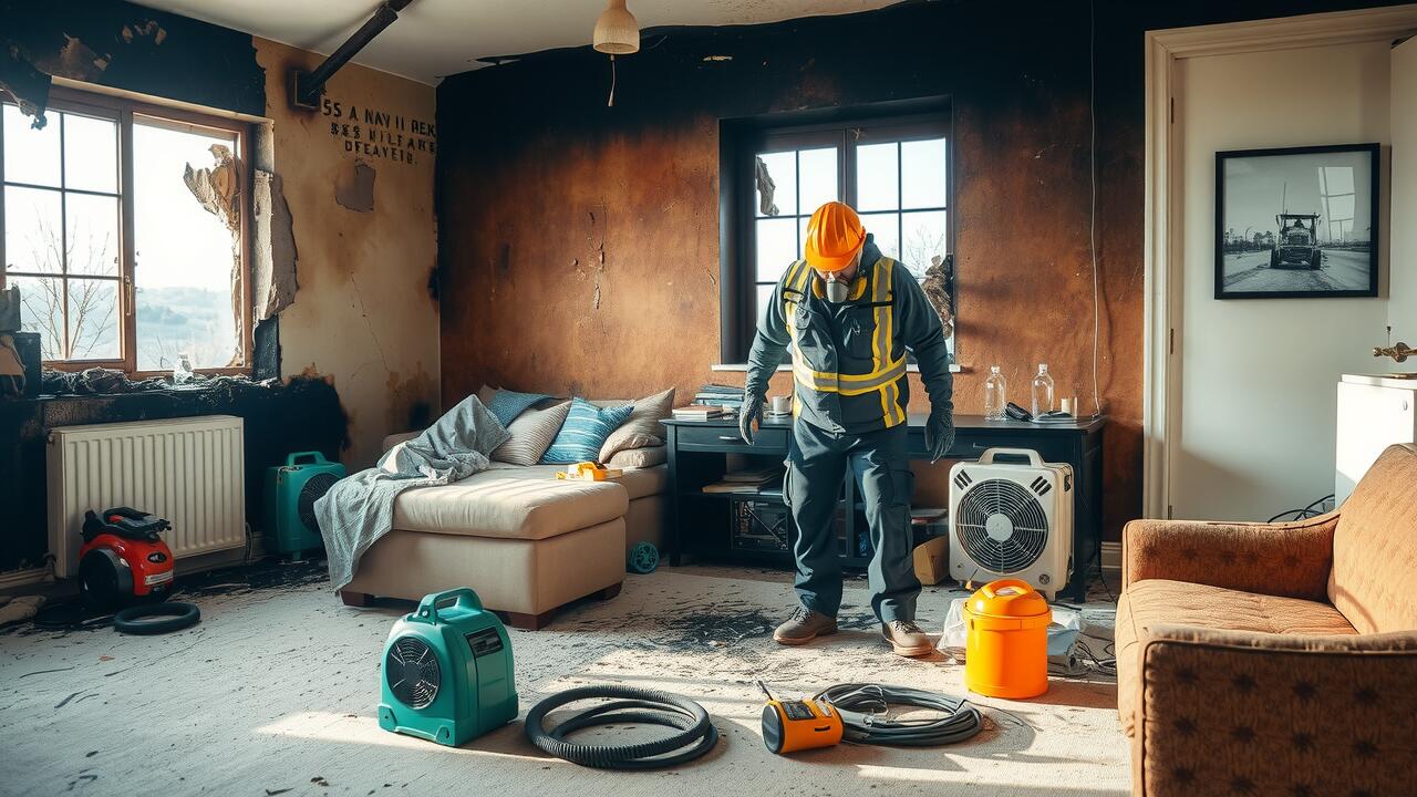 What does fire damage restoration include?
